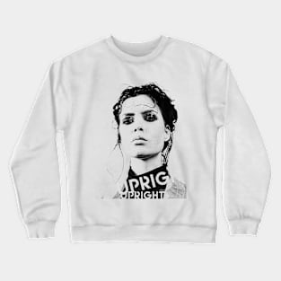 PORTRAIT UPRIGHT grid effect Crewneck Sweatshirt